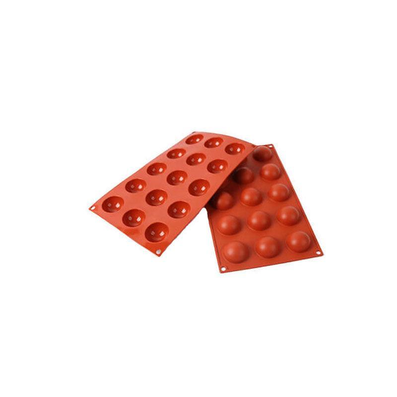 Soap Mold Cake Mould Kitchen Accessories Kitchenware Silicone Gel Baking Tools - 15 semicircle
