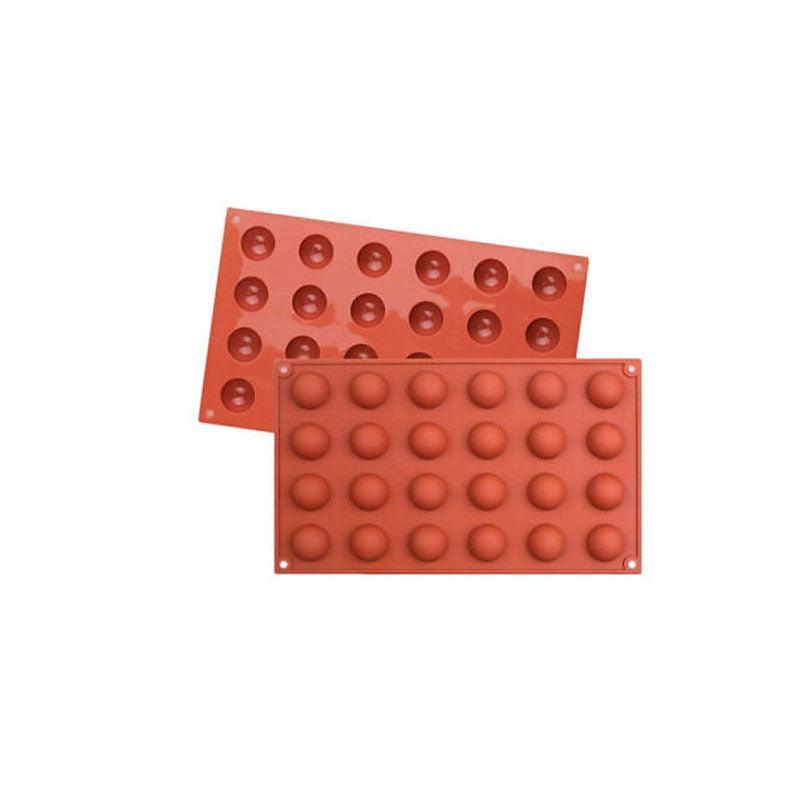 Soap Mold Cake Mould Kitchen Accessories Kitchenware Silicone Gel Baking Tools - 15 semicircle