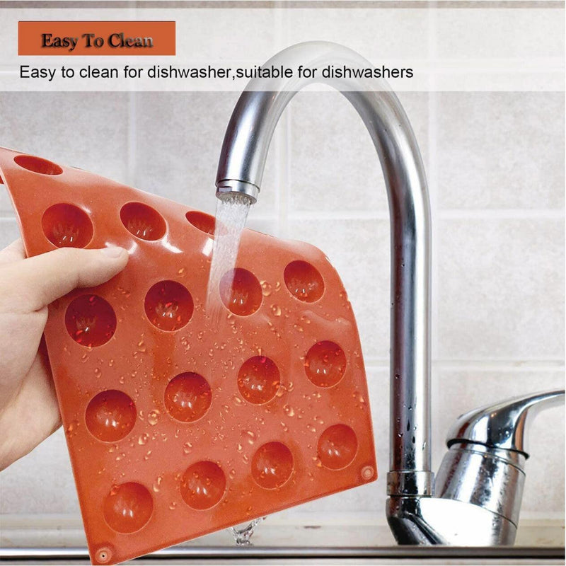 Soap Mold Cake Mould Kitchen Accessories Kitchenware Silicone Gel Baking Tools - 15 semicircle