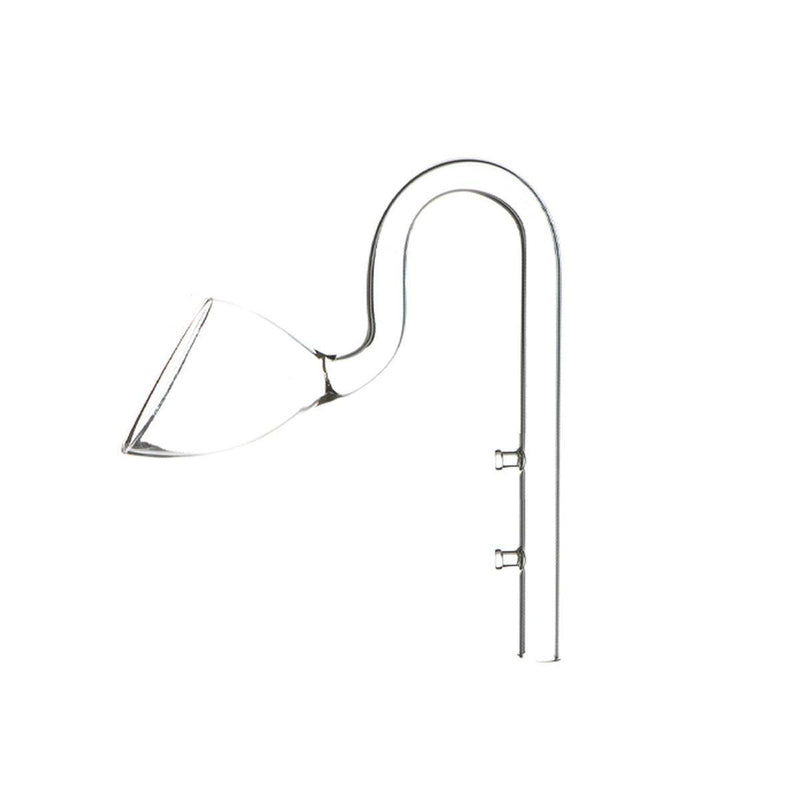 Aquarium Glass Inlet Outlet Pipe Fish Tank Filter Oil Film Remover Plant Holder - Lily inlet-12mm
