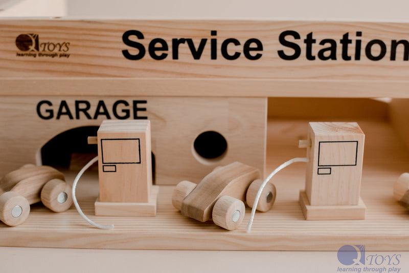 Solid Wooden Service Station
