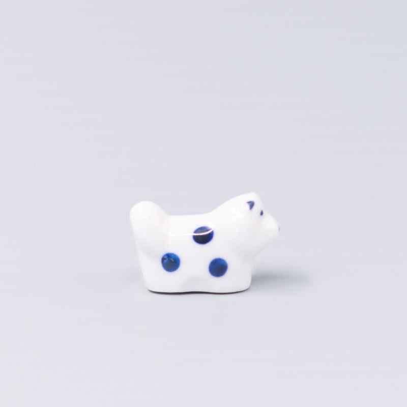 Chopstick Rest Shiba Dog White Navy