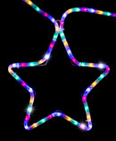 LED Ropelight 5 Stars Chain available in 2 Colors - Multicolor