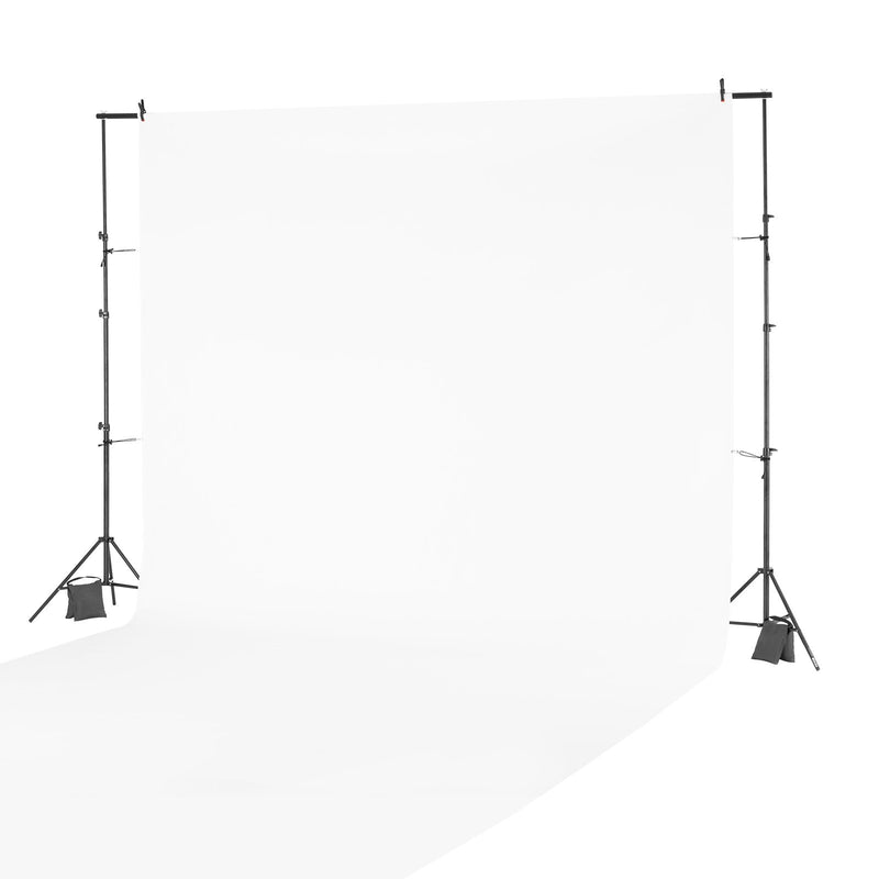 VEVOR Backdrop Stand, 298 x 300 cm Adjustable Photo Backdrop Stand Kit, Portable Background Backdrop Stand with 4 Crossbars, Heavy Duty Projector Screen Stand, for Wedding, Photo Video Studio & Party