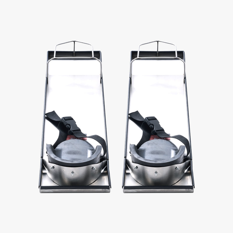 VEVOR Concrete Knee Boards Stainless Steel, 30'' x 8'' Concrete Sliders, Knee Boards For Concrete, Concrete Knee Pads Moving Sliders, with Knee Pads & Board Straps for Cement and Concrete Finishing