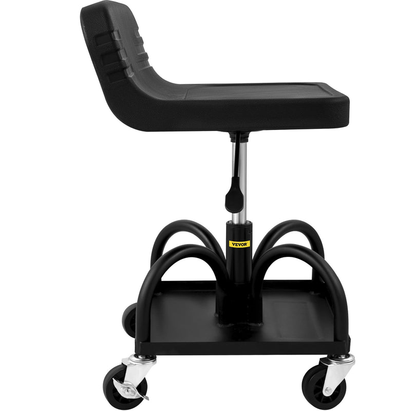 VEVOR Rolling Garage Stool 300LBS Adjustable Mechanic Work Shop Seat w/Casters