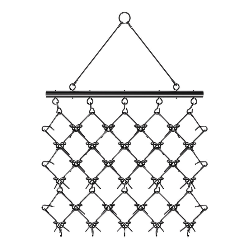 VEVOR Drag Harrow, 5 x 4.5 ft Durable Chain Harrow with 60 Sharp Teeth, Suitable for ATV UTV Tractor, Ideal for Soil Preparation, Seeding, Smoothing Landscapes, and Yard Gravel Driveway Maintenance