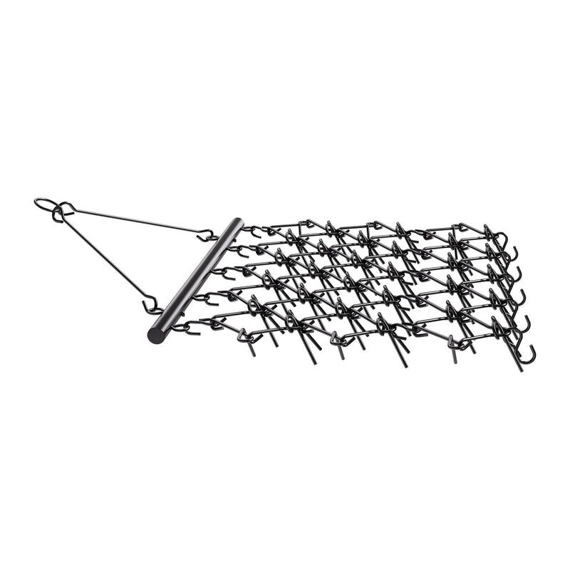 VEVOR Drag Harrow, 5 x 4.5 ft Durable Chain Harrow with 60 Sharp Teeth, Suitable for ATV UTV Tractor, Ideal for Soil Preparation, Seeding, Smoothing Landscapes, and Yard Gravel Driveway Maintenance
