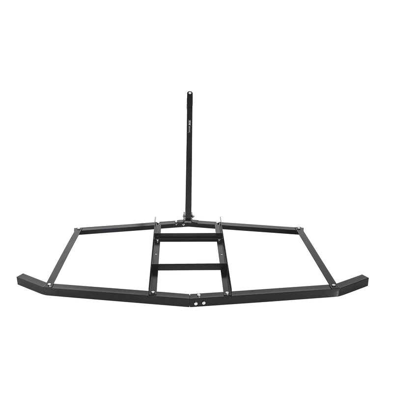 VEVOR Drag Harrow, 74" Width Tow Behind Drag Harrow, Q235 Steel Driveway Grader with Adjustable Bars & Pin Hitch, Support up to 50 lbs, Tractor Driveway Harrow for ATVs, UTVs, Garden Lawn Tractors