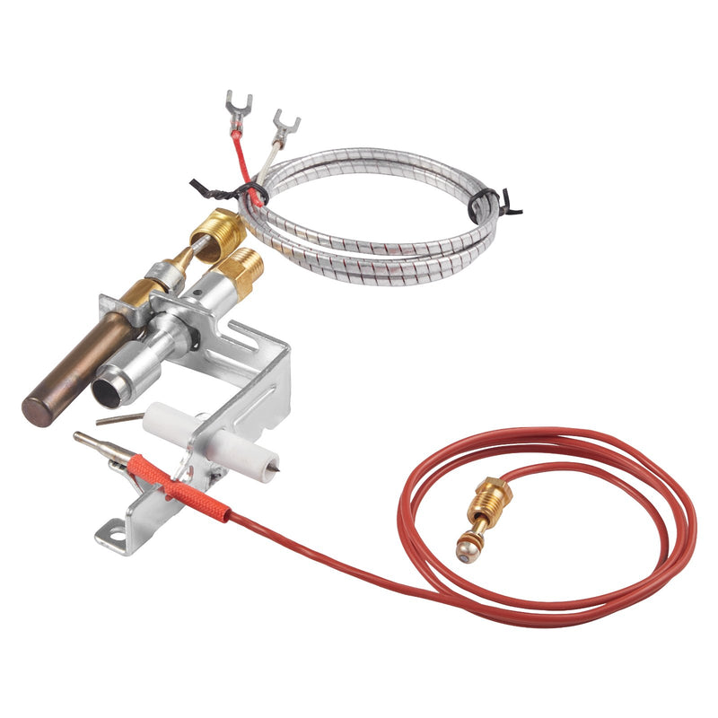 VEVOR Gas Pilot Assembly, OE 103779-01, PP231, NG8218 Fireplace Natural Gas Ignition Replacement, Compatible with CIVF-25, CIVF-25CF, VFH-33M, VFH-33R, VFH-33T, VFHS-20R, VFSR-16, VFSR-18 Models