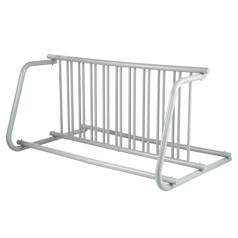 VEVOR 10 Holders Floor Bike Rack, 59" Length All-Steel Grid Bike Rack, 10-Bike Capacity Dual-Side Storage Stand for Garages Streets Yards Bike Events