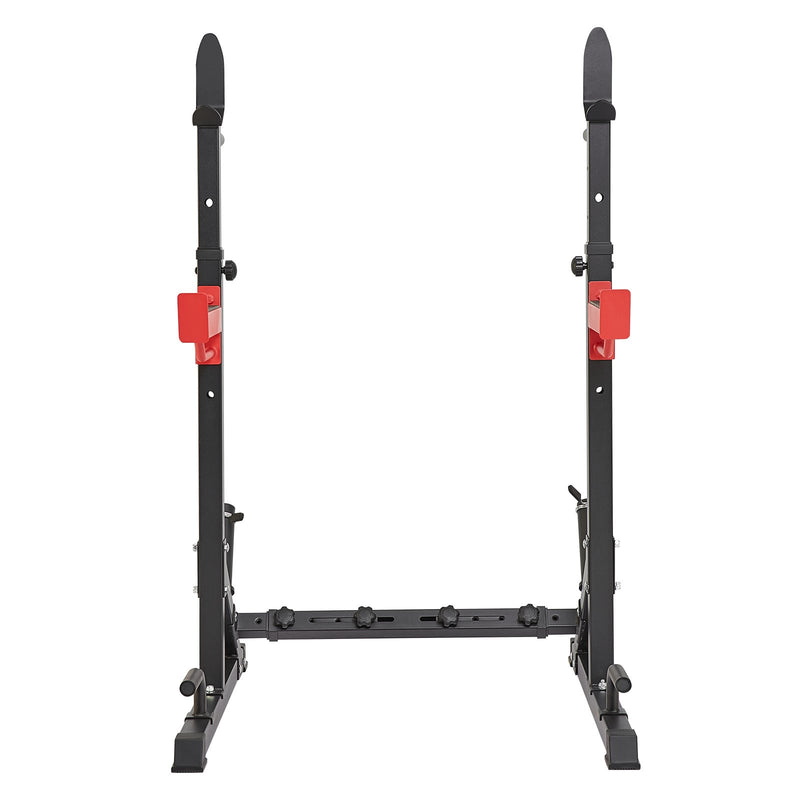 VEVOR Squat Power Rack Adjustable Heavy Duty Barbell Weight Bench Press Stand