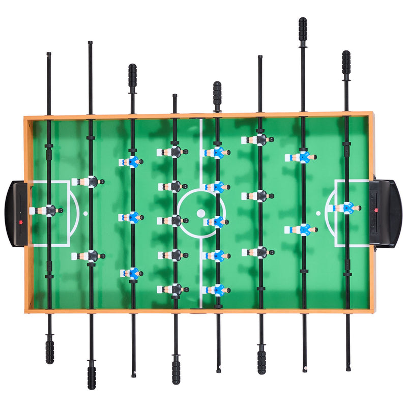 VEVOR Folding Foosball Table, 106 cm Standard Size Table, Indoor Full Size Foosball Tables for Home, Family, and Game Room, Durable Soccer Set, Includes 2 Balls