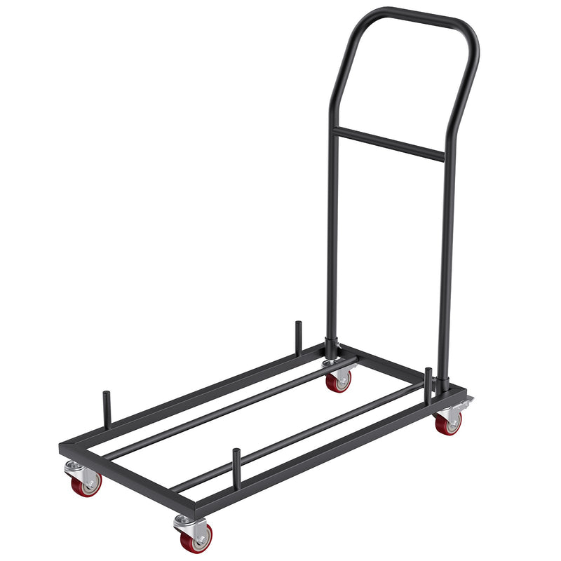 VEVOR 12 Chairs Folding Chair Storage Dolly Folding Chairs Rack Heavy Duty Iron