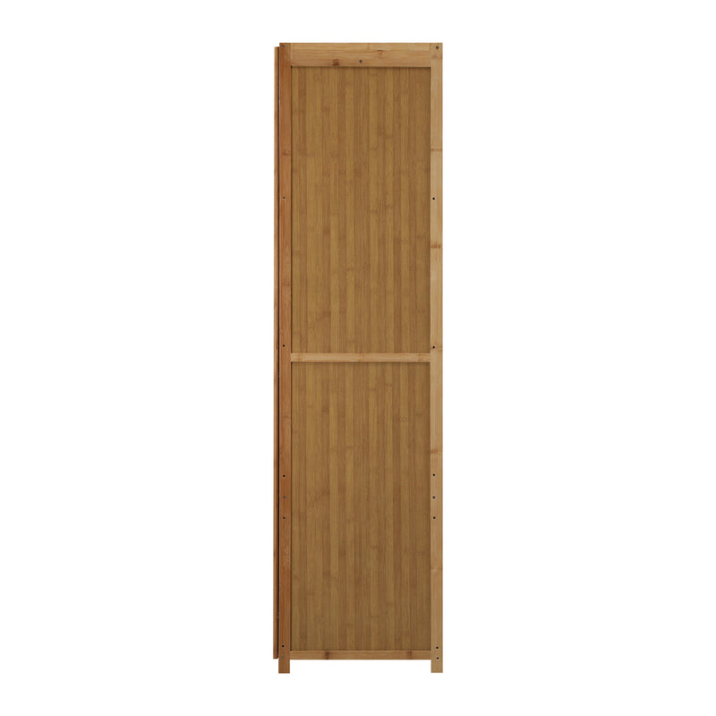 Oikiture Wardrobe Clothes Storage Cabinet 3 Doors 6 Shelves