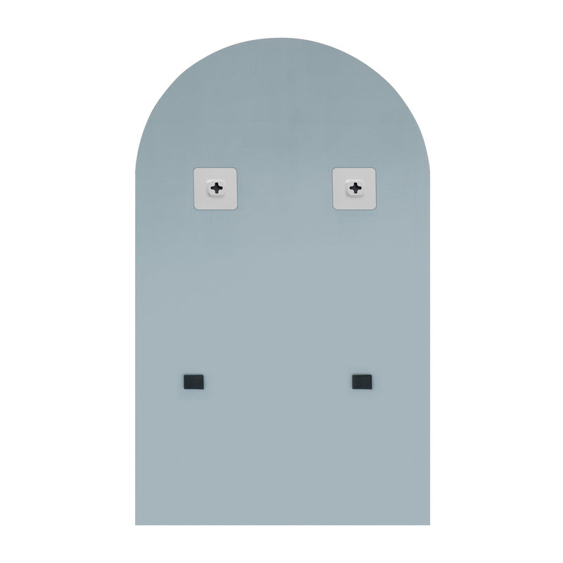 Oikiture Arched Wall Mirrors 86x50cm Frameless