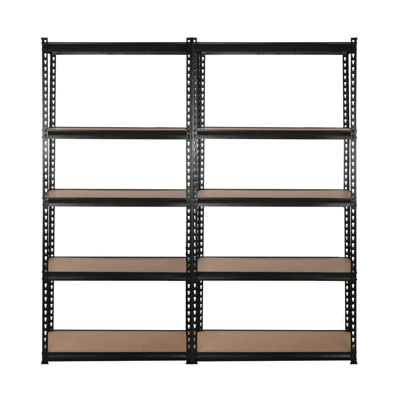 Giantz 4x1.8M Garage Shelving Warehouse Rack Pallet Racking Storage Shelve Black