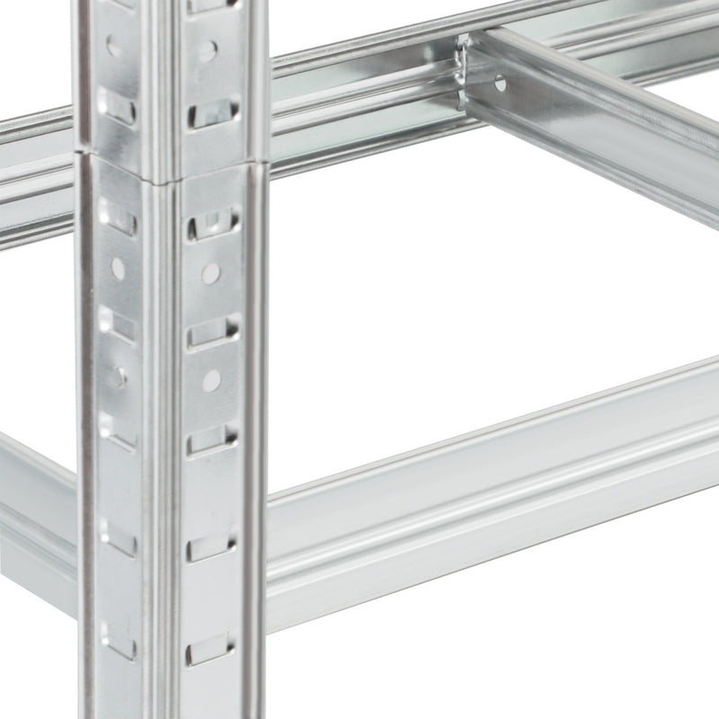 Sharptoo Warehouse Storage Rack Steel Frame 1.5m Silver