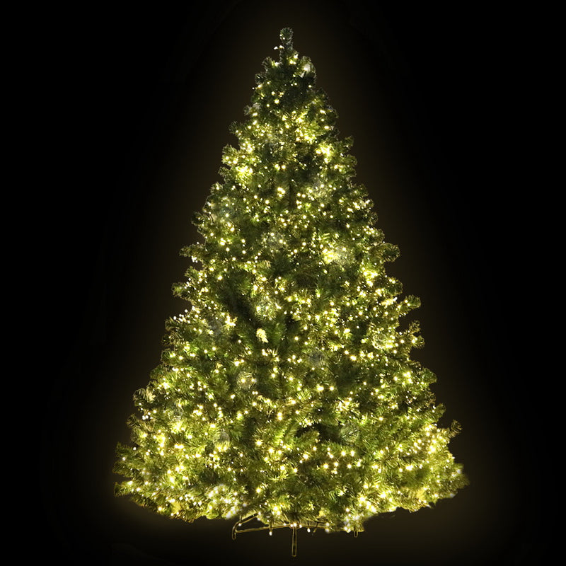 Jingle Jollys Christmas Tree 2.1M Xmas Tree Decorations 3000 LEDs 8 Light Mode