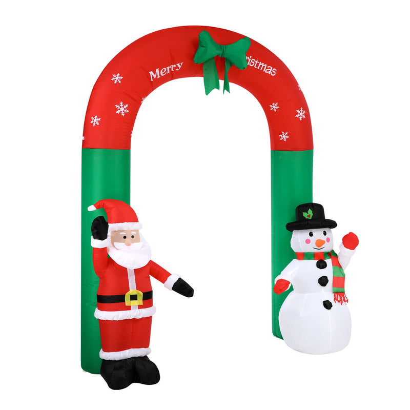 Mazam Christmas Archway Inflatable with LED Lights