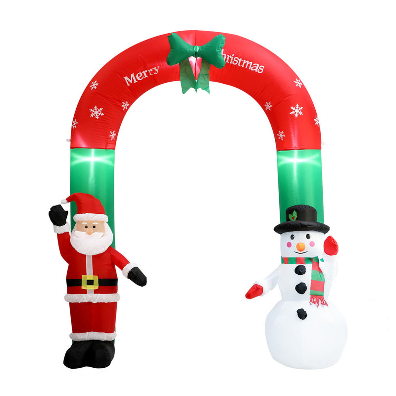 Mazam Christmas Archway Inflatable with LED Lights
