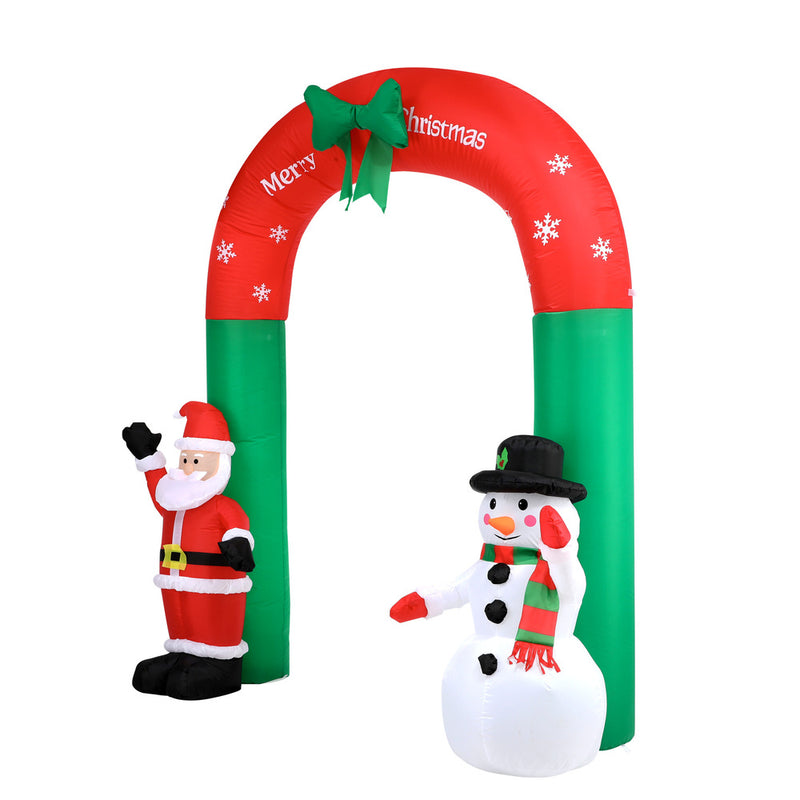 Mazam Christmas Archway Inflatable with LED Lights