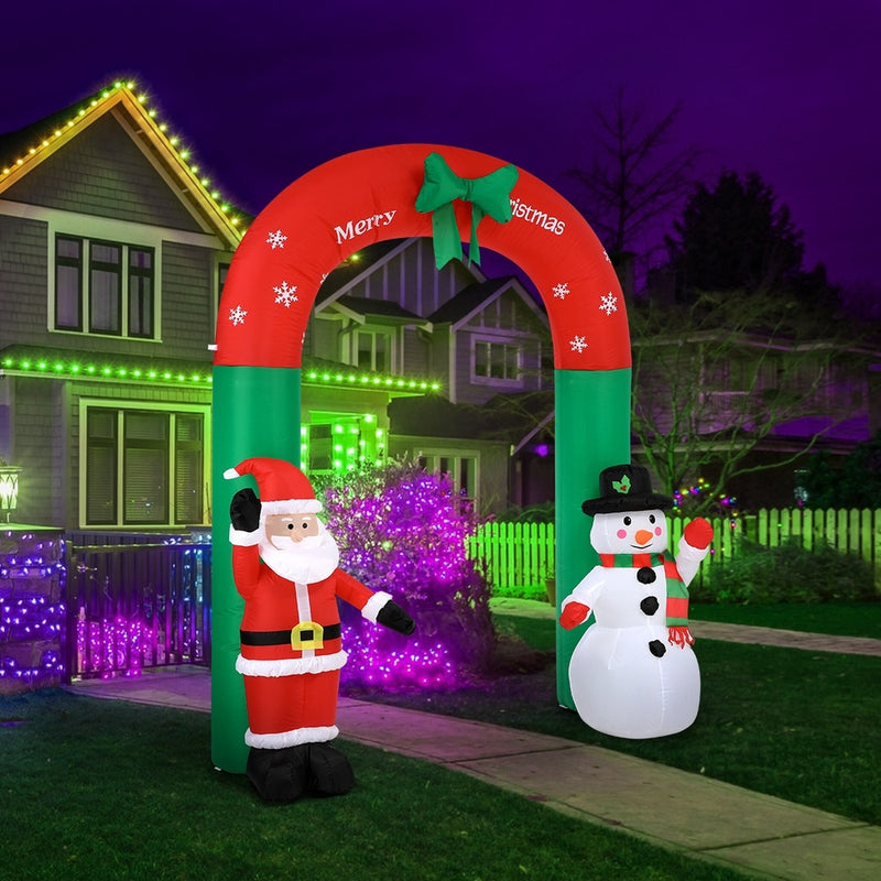Mazam Christmas Archway Inflatable with LED Lights