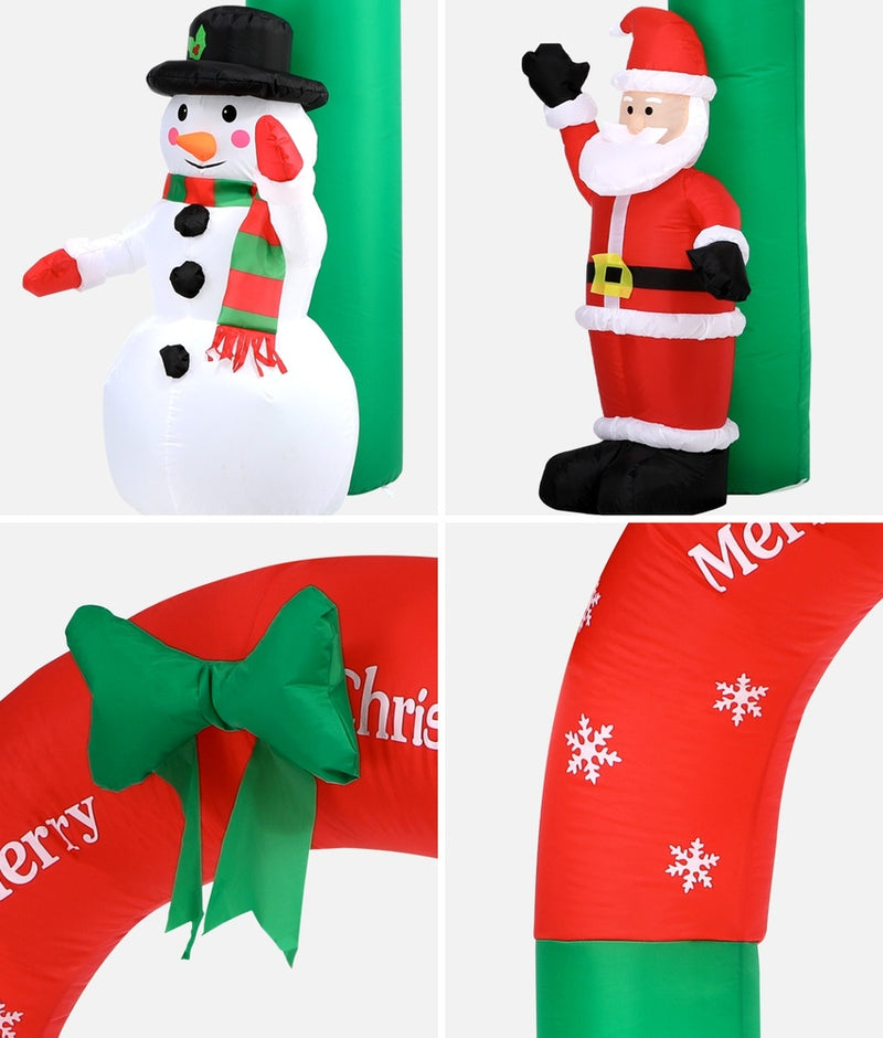Mazam Christmas Archway Inflatable with LED Lights