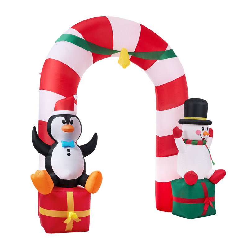 Tinseltown 2.6M Christmas Inflatable Archway with LED Light