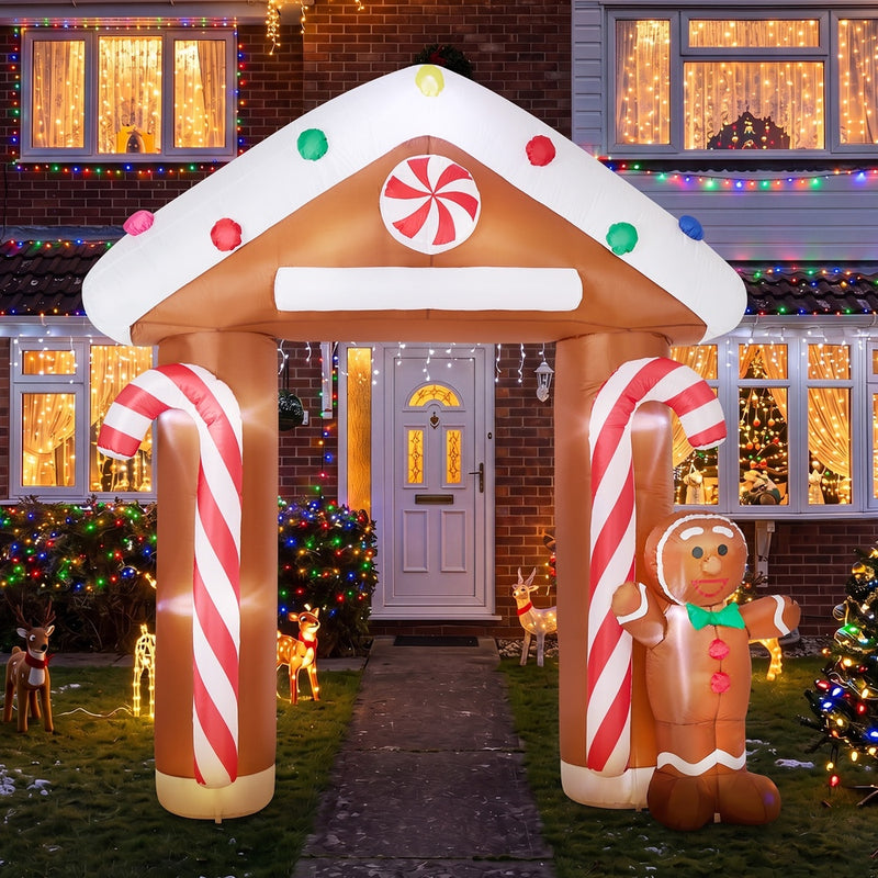 Tinseltown 2.8M Christmas Inflatable Archway LED Lights