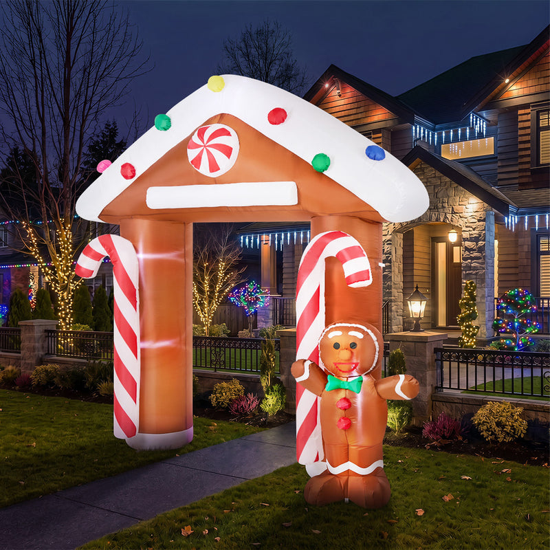 Tinseltown 2.8M Christmas Inflatable Archway LED Lights