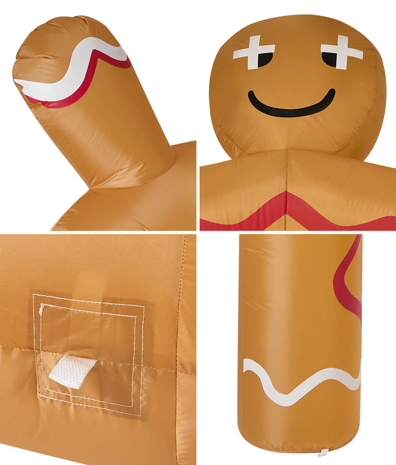 Tinseltown 3M Christmas Inflatable Archway Gingerbread Man Arch