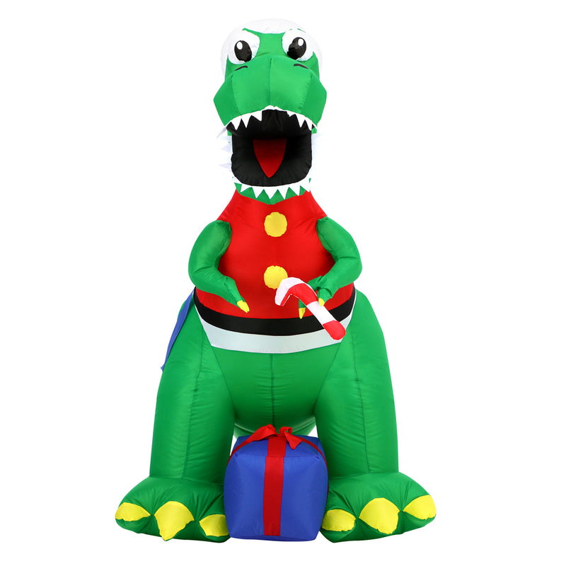 Mazam Christmas Dinosaur Inflatable with LED Lights