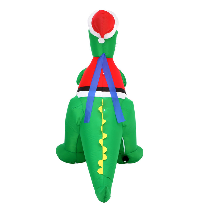 Mazam Christmas Dinosaur Inflatable with LED Lights