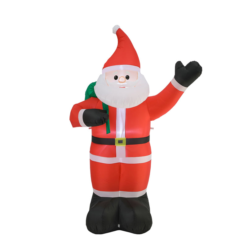 Mazam Christmas Santa Claus Inflatable with LED Lights