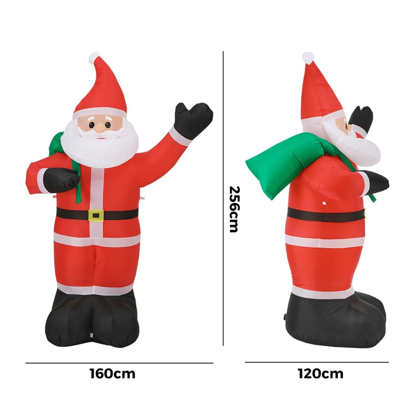 Mazam Christmas Santa Claus Inflatable with LED Lights