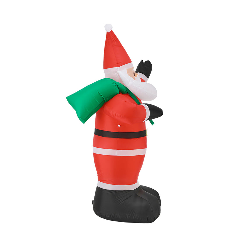 Mazam Christmas Santa Claus Inflatable with LED Lights