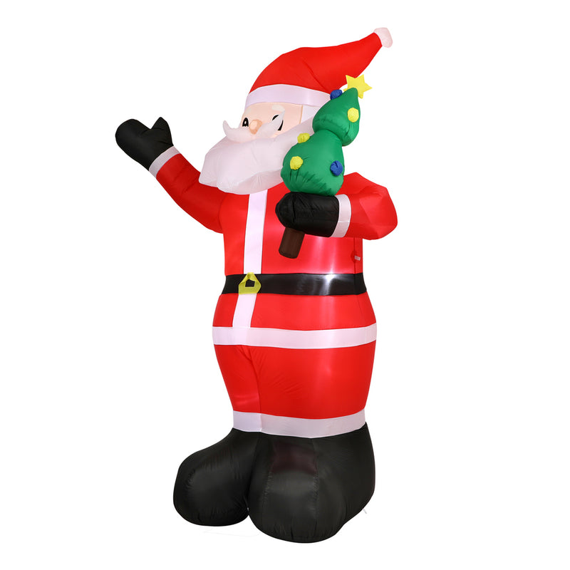 Mazam Christmas Inflatable Santa Claus with LED Lights 360cm