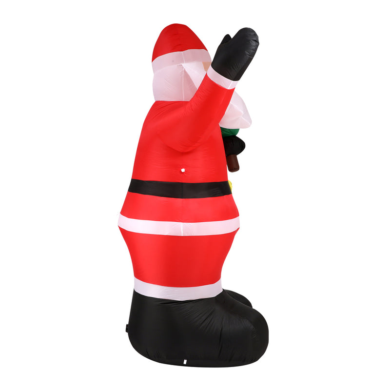 Mazam Christmas Inflatable Santa Claus with LED Lights 360cm