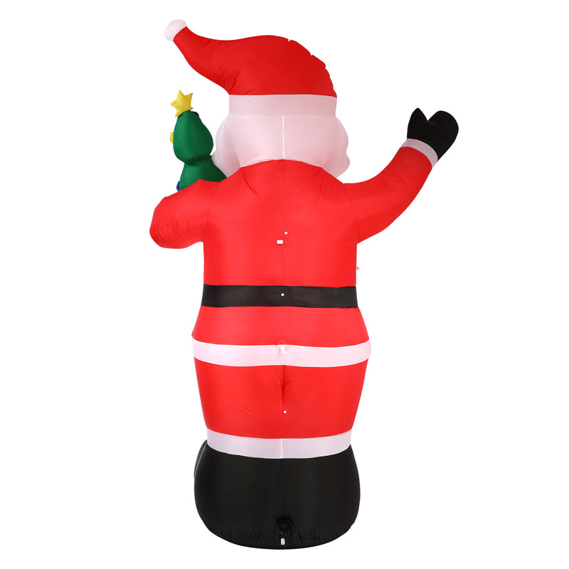 Mazam Christmas Inflatable Santa Claus with LED Lights 360cm