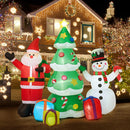 Tinseltown 2.4M Set of 3 Christmas Inflatable with LED Light
