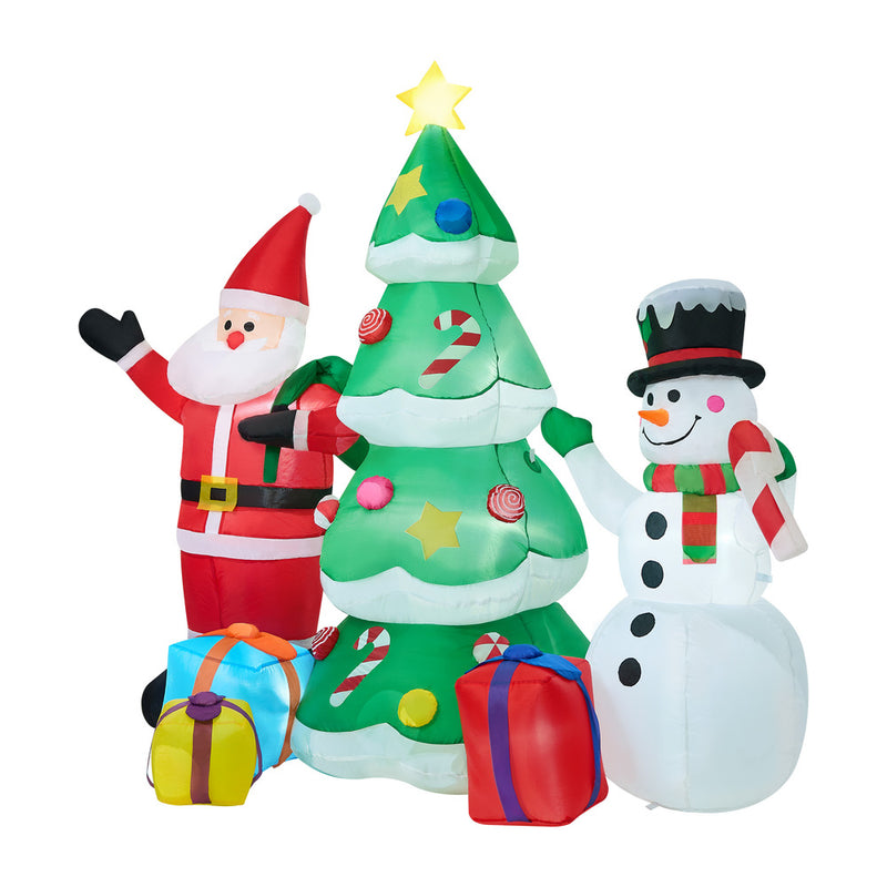 Tinseltown 2.4M Set of 3 Christmas Inflatable with LED Light