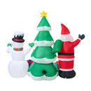 Tinseltown 2.4M Set of 3 Christmas Inflatable with LED Light