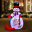 Tinseltown 1.8M Christmas Inflatable Snowman with LED Light