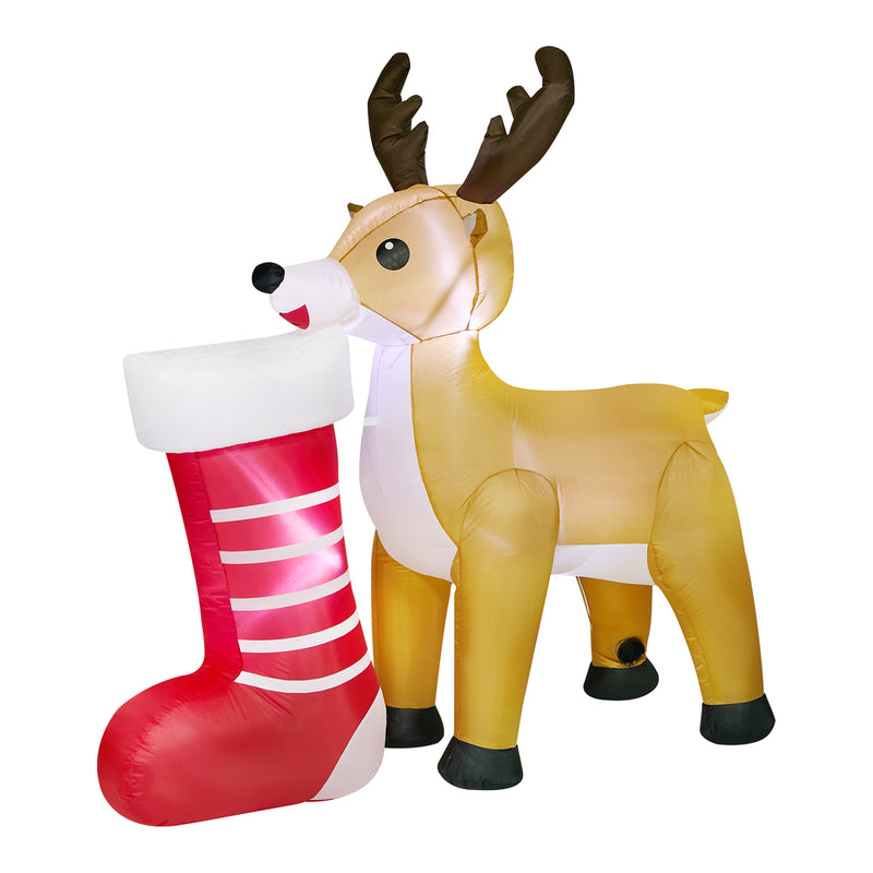 Tinseltown 1.8M Christmas Inflatable Reindeer LED Light