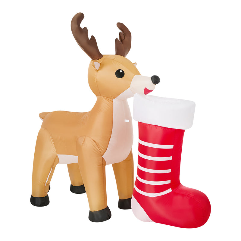 Tinseltown 1.8M Christmas Inflatable Reindeer LED Light