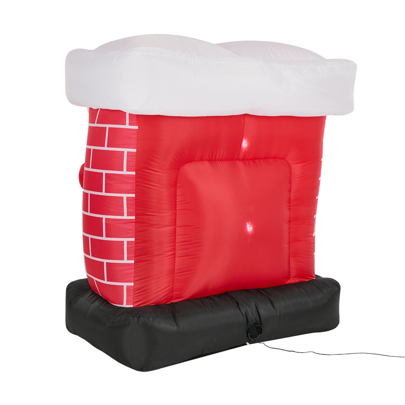 Tinseltown 1.5M Christmas Inflatable Fireplace LED Light