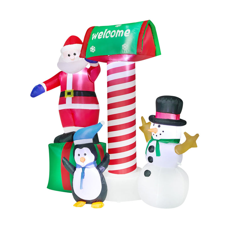 Tinseltown Christmas Inflatable Santa LED Light