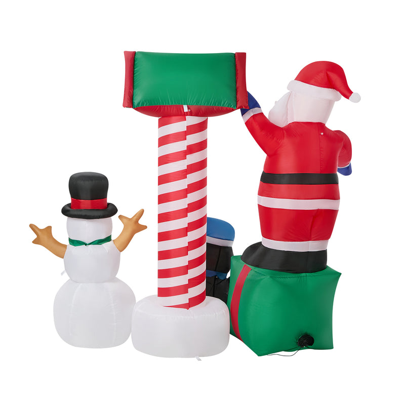 Tinseltown Christmas Inflatable Santa LED Light