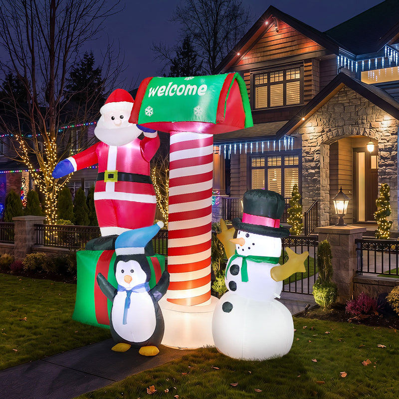 Tinseltown Christmas Inflatable Santa LED Light